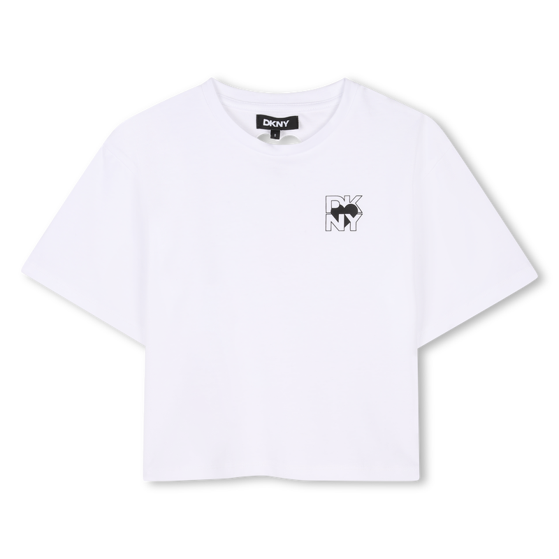 Short-sleeved cotton T-shirt DKNY 
                    GIRL