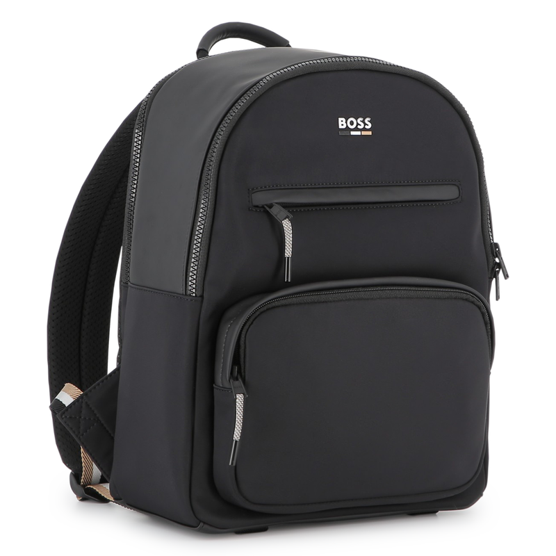 Coated textile backpack BOSS 
                    BOY