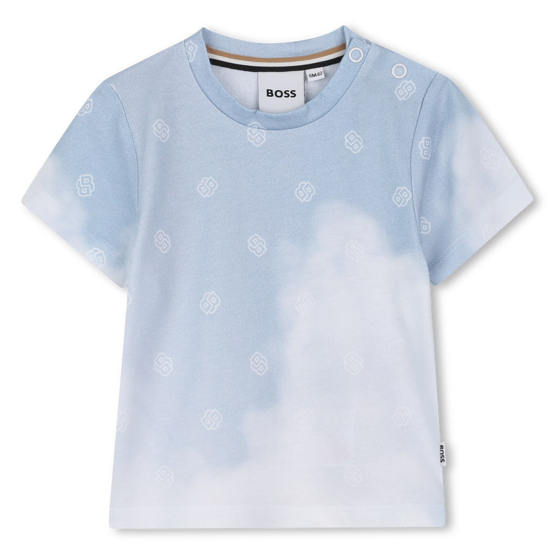 Short-sleeved cotton T-shirt BOSS 
                        BOY