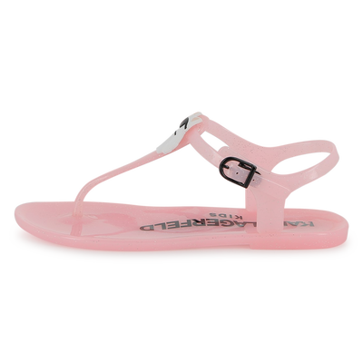 Adjustable Strap Sandals KARL LAGERFELD KIDS GIRL