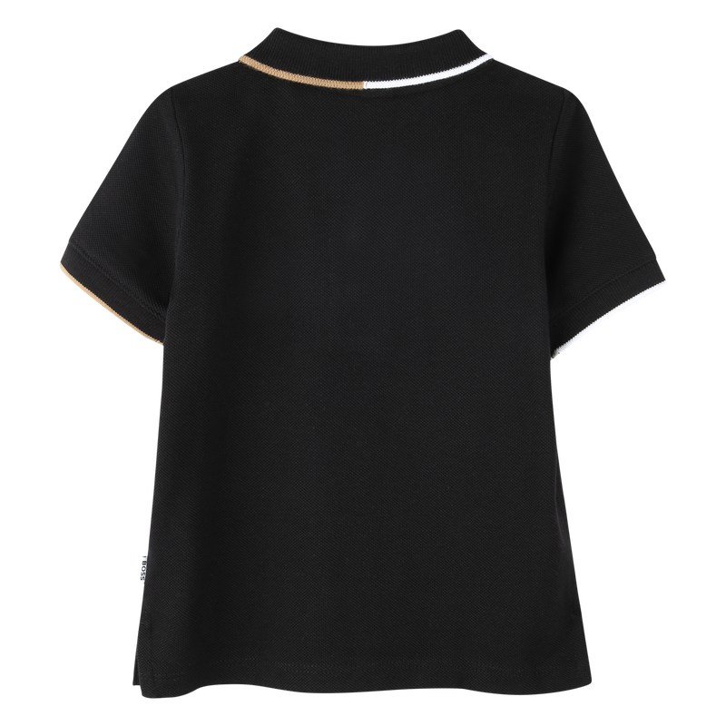 Striped Cotton Polo BOSS 
                        BOY