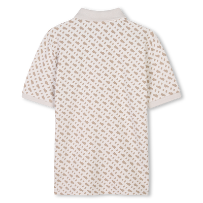 Printed straight polo shirt BOSS BOY