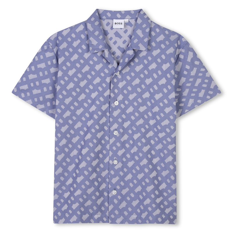 Short-Sleeved Cotton Shirt BOSS 
                        BOY