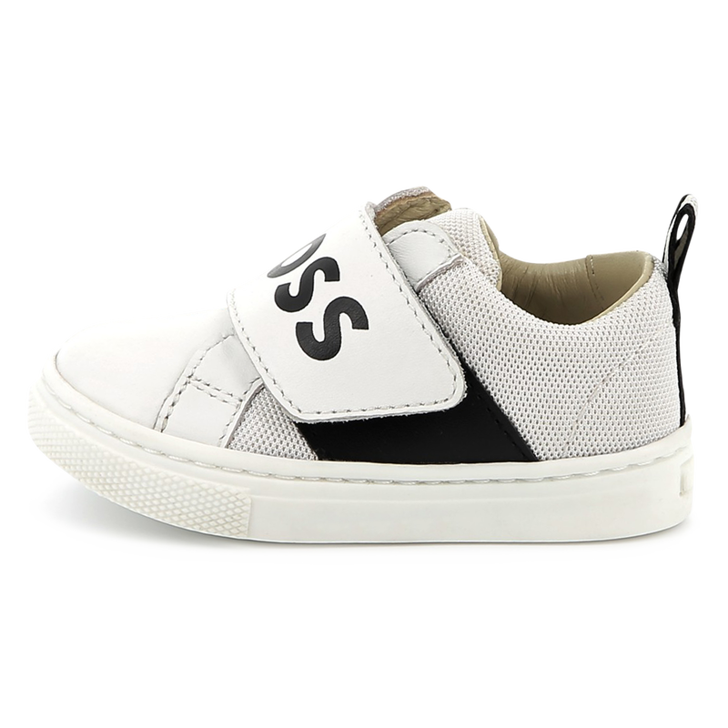 Leather Velcro sneakers BOSS 
                        BOY