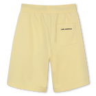 Cotton Bermuda Shorts KARL LAGERFELD KIDS 
                    BOY
