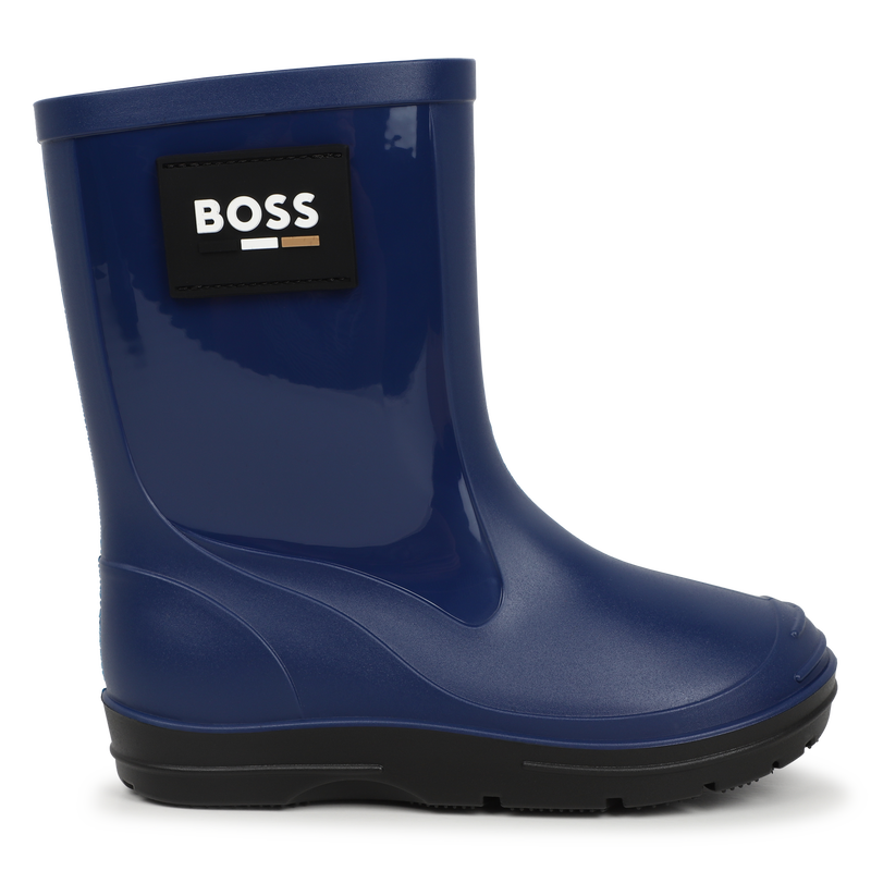 Textured Rain Boots