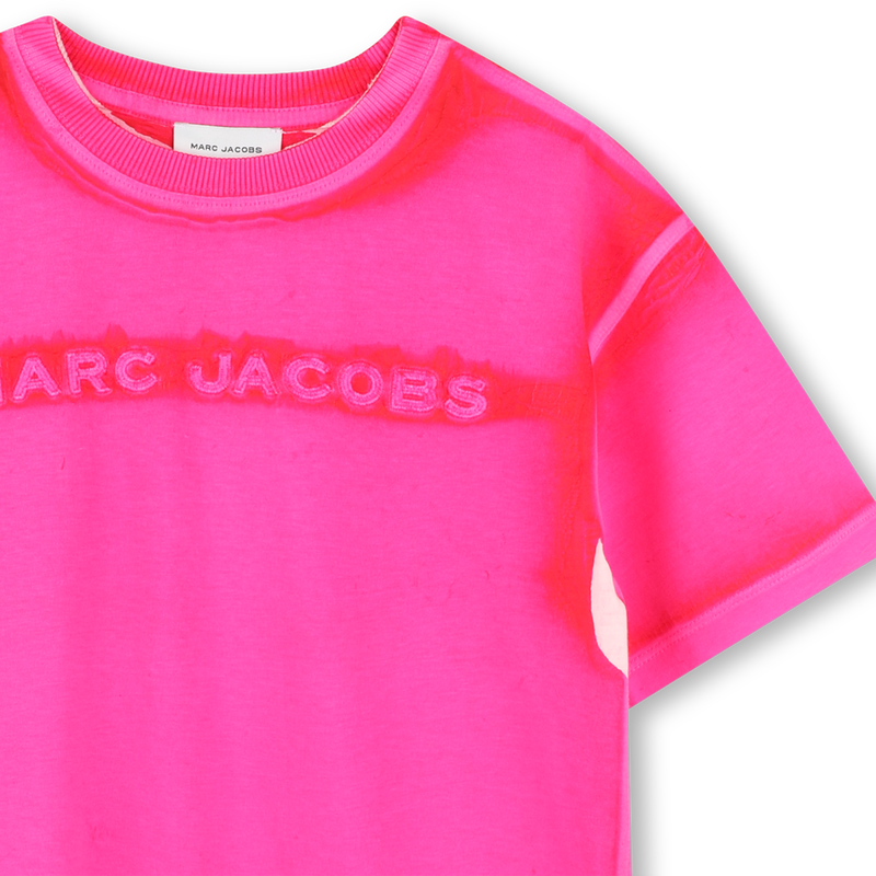 Embroidered cotton T-shirt MARC JACOBS 
                        UNISEX