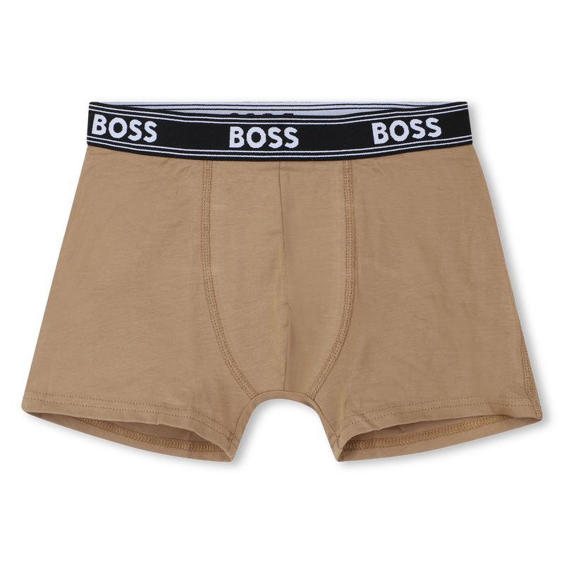 Pack of 3 jersey boxer briefs BOSS 
                        BOY