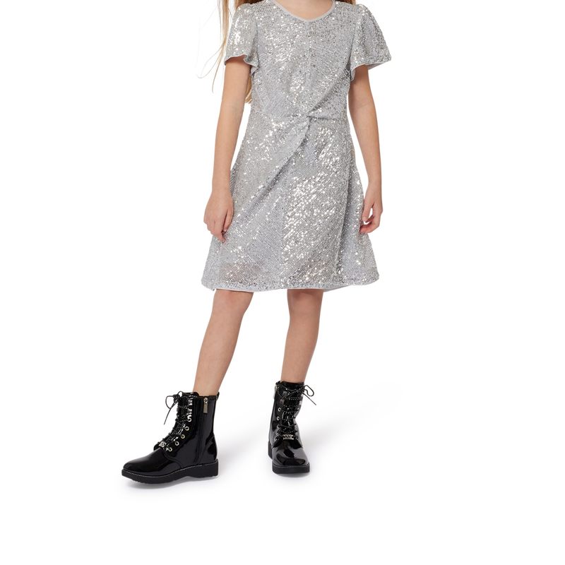 Sequin Zip-Up Dress MICHAEL KORS 
                        GIRL
