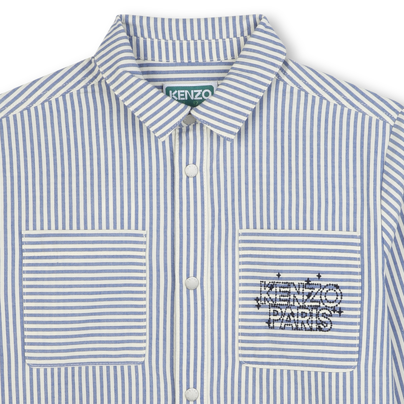 Striped cotton shirt KENZO KIDS 
                        BOY