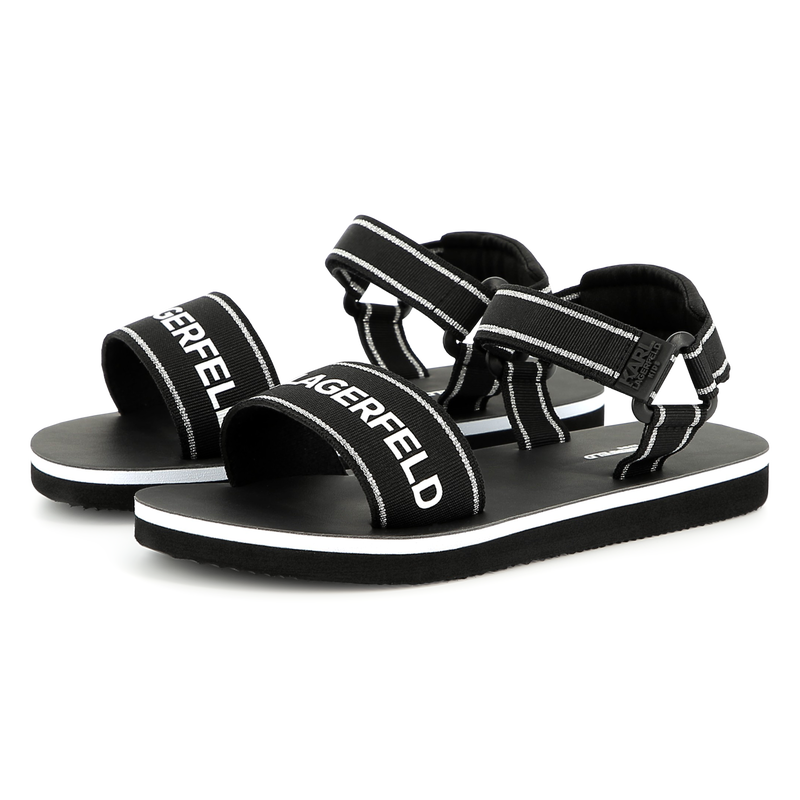 Light Velcro sandals KARL LAGERFELD KIDS 
                        GIRL