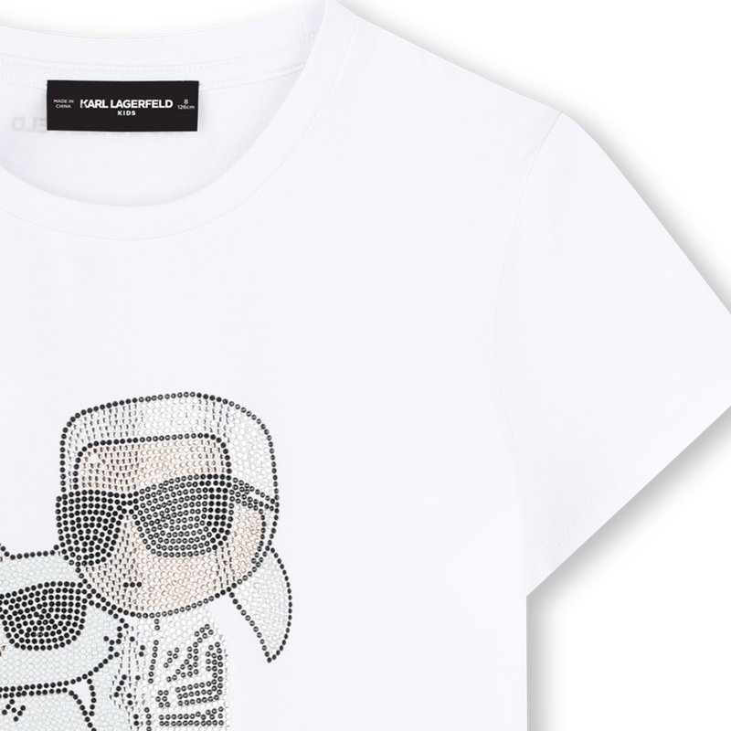 Short-sleeved T-shirt KARL LAGERFELD KIDS 
                        GIRL