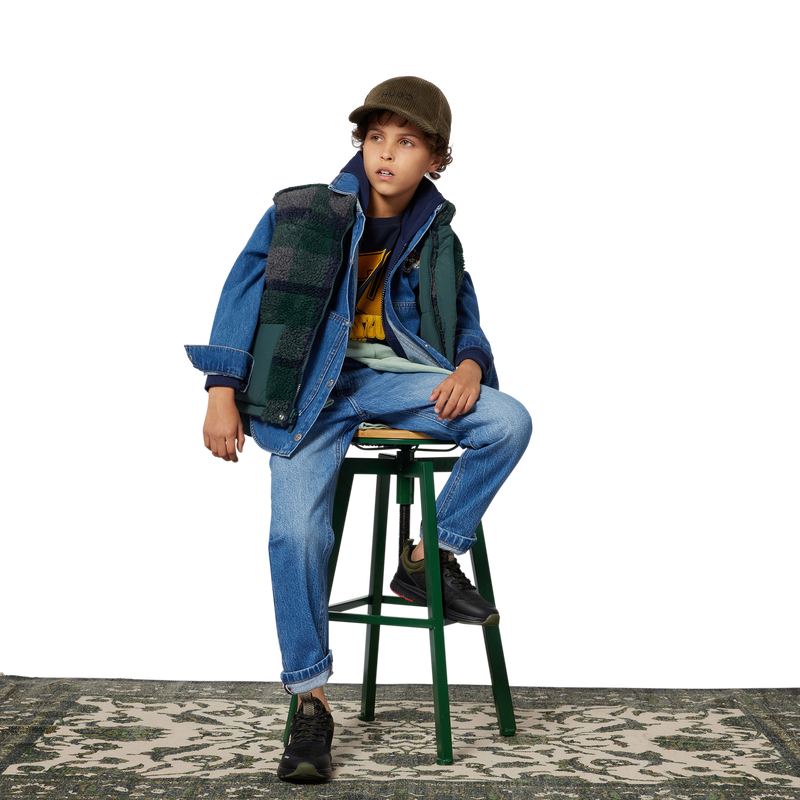 Cotton denim shirt KENZO KIDS 
                        BOY