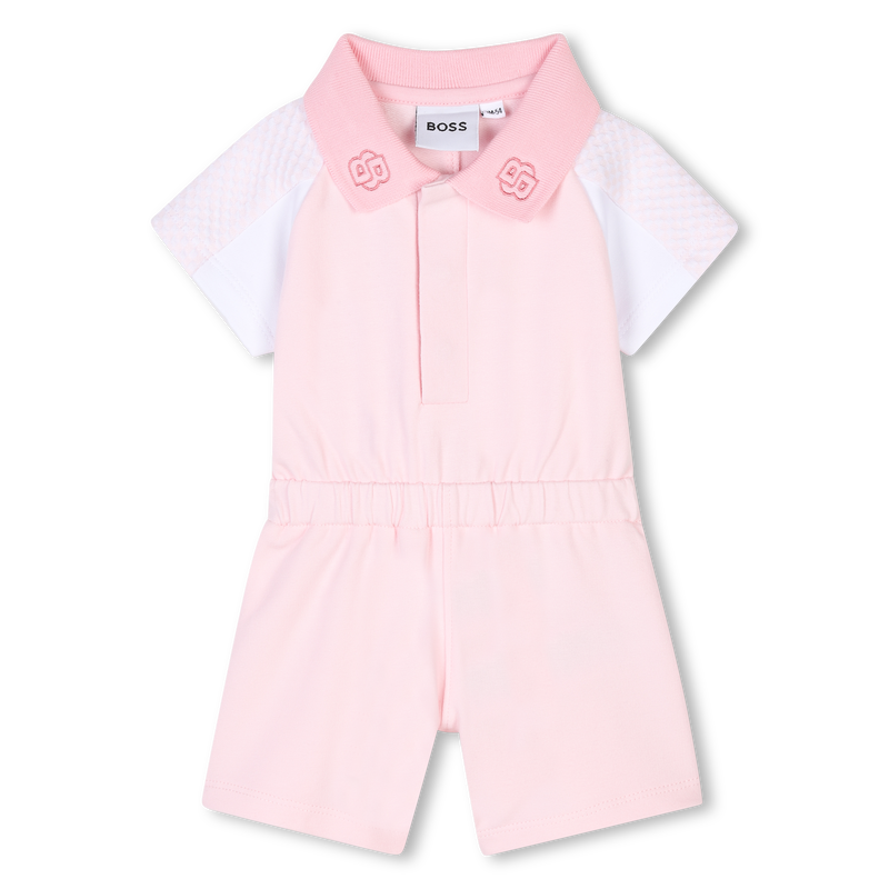 Short paneled romper BOSS 
                        GIRL