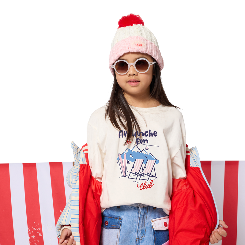 Hooded down jacket KIDS AROUND 
                        GIRL