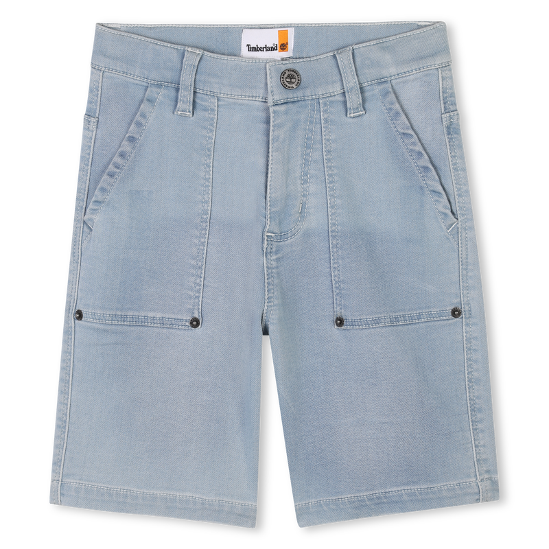 Stretch denim Bermuda shorts TIMBERLAND 
                        BOY