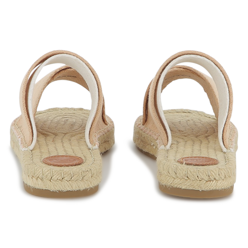 Canvas and rope slides CHLOE 
                    GIRL