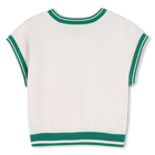 Short-Sleeved Sweater KIDS AROUND 
                    GIRL