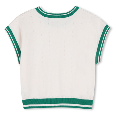 Short-Sleeved Sweater KIDS AROUND GIRL