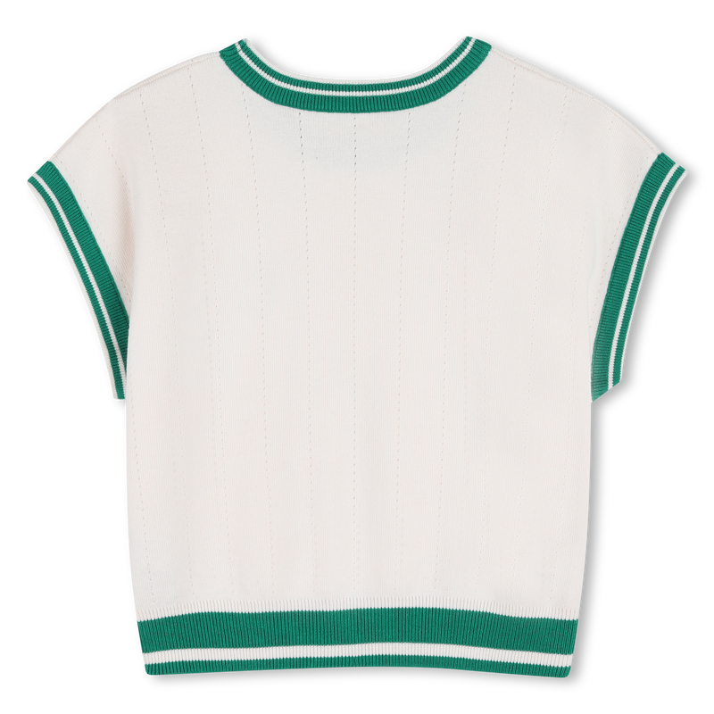 Short-Sleeved Sweater KIDS AROUND 
                        GIRL