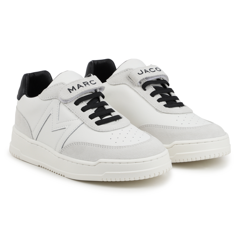 Leather Lace Up Sneakers