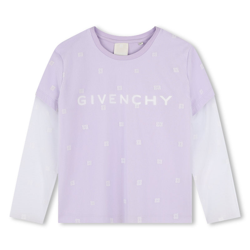 Layered Long-Sleeved T-Shirt GIVENCHY 
                    GIRL