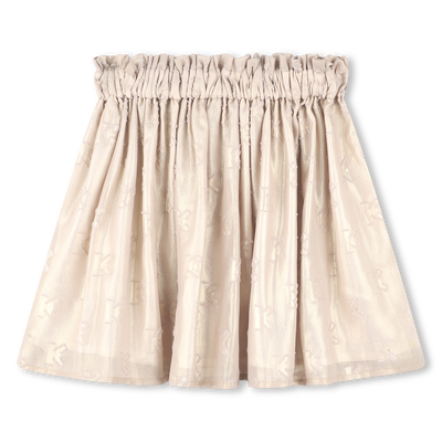 Lam&eacute; Jacquard Skirt KENZO KIDS GIRL