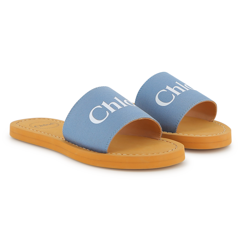 Sheepskin Leather Slides CHLOE 
                        GIRL