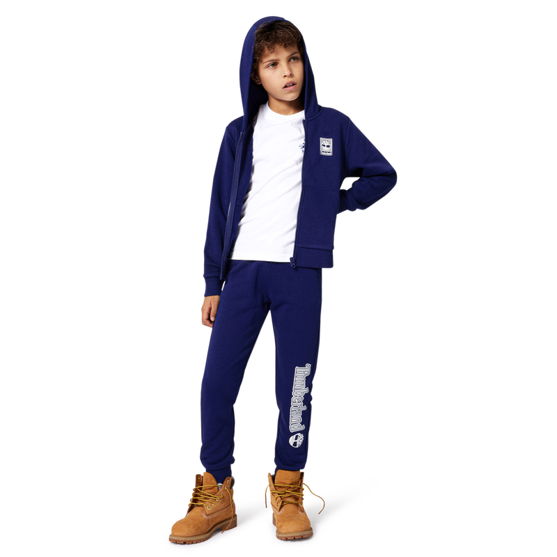 Fleece hooded cardigan TIMBERLAND 
                        BOY