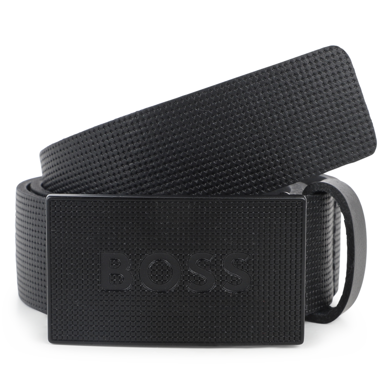 Cowhide leather belt BOSS 
                    BOY