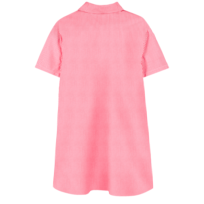 Striped cotton shirt-dress KENZO KIDS 
                    GIRL