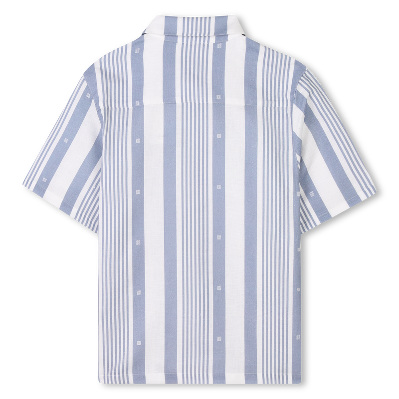 Linen blend shirt and shorts GIVENCHY 
                    BOY