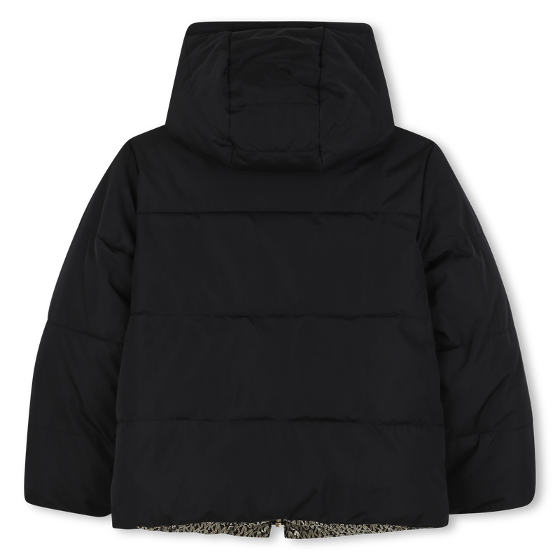 Reversible hooded puffer jacket MICHAEL KORS 
                    GIRL