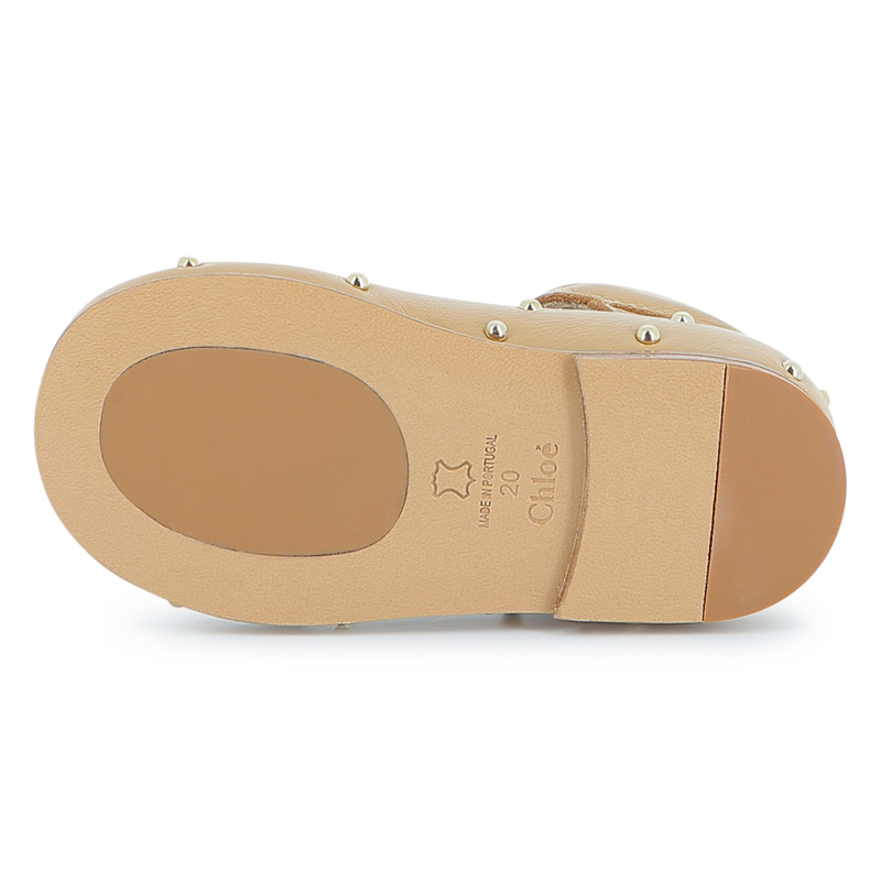 Sheepskin ballerinas CHLOE 
                        GIRL