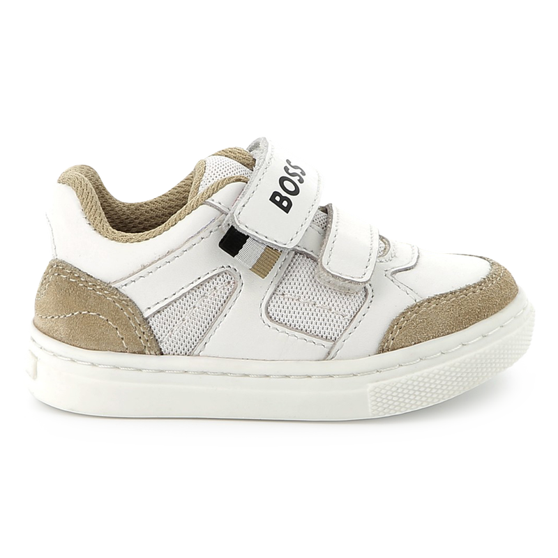 Leather Velcro sneakers BOSS 
                        BOY