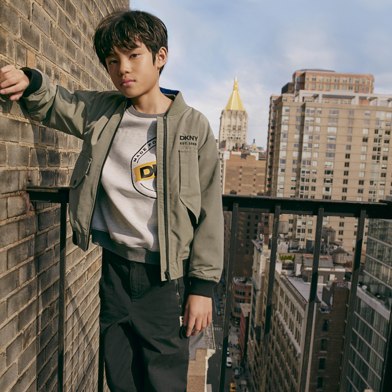 Jacket with zip closure DKNY 
                        BOY