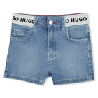 Denim shorts with pockets HUGO 
                    GIRL