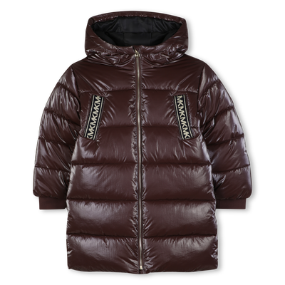 Hooded down jacket MICHAEL KORS GIRL