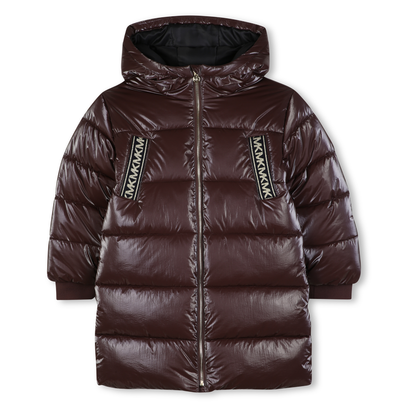 Hooded down jacket MICHAEL KORS 
                        GIRL