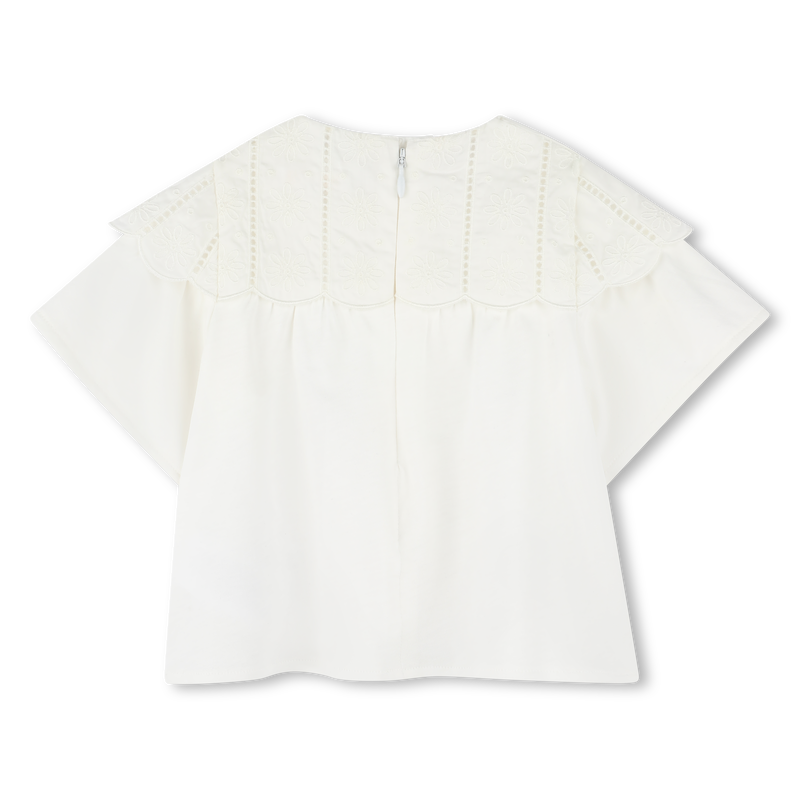 Embroidered cotton top CHLOE 
                    GIRL