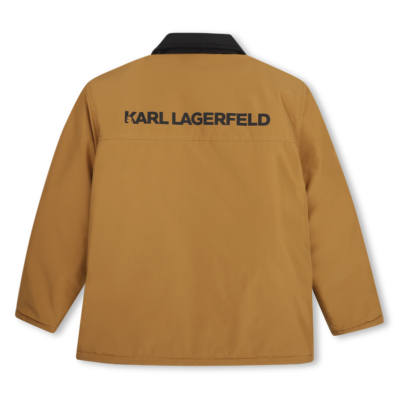 Reversible down jacket KARL LAGERFELD KIDS 
                        BOY