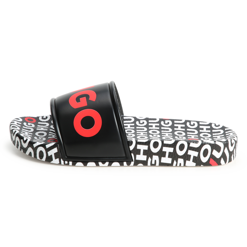 Logo pool slides HUGO 
                    BOY
