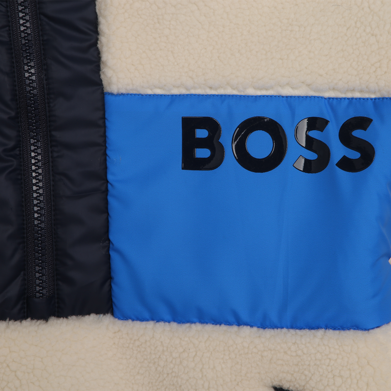 Half-zip fluffy sweater BOSS 
                    BOY