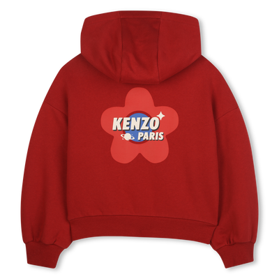 Fleece hoodie KENZO KIDS GIRL