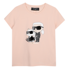 Short sleeve t-shirt KARL LAGERFELD KIDS 
                    GIRL