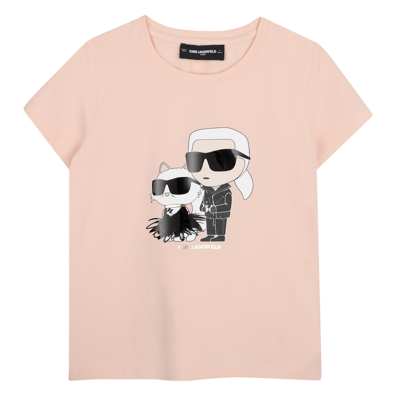 Short sleeve t-shirt KARL LAGERFELD KIDS 
                        GIRL