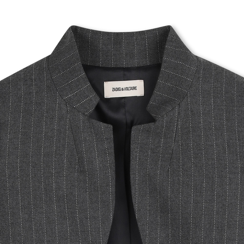 Striped jacket with fancy collar ZADIG & VOLTAIRE 
                        GIRL