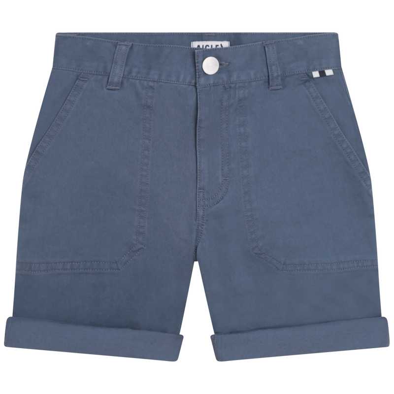 Cotton-rich Bermuda shorts