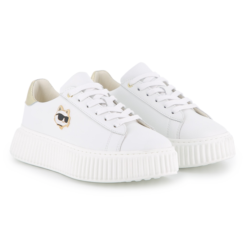 LACE-UP SNEAKERS KARL LAGERFELD KIDS 
                        GIRL