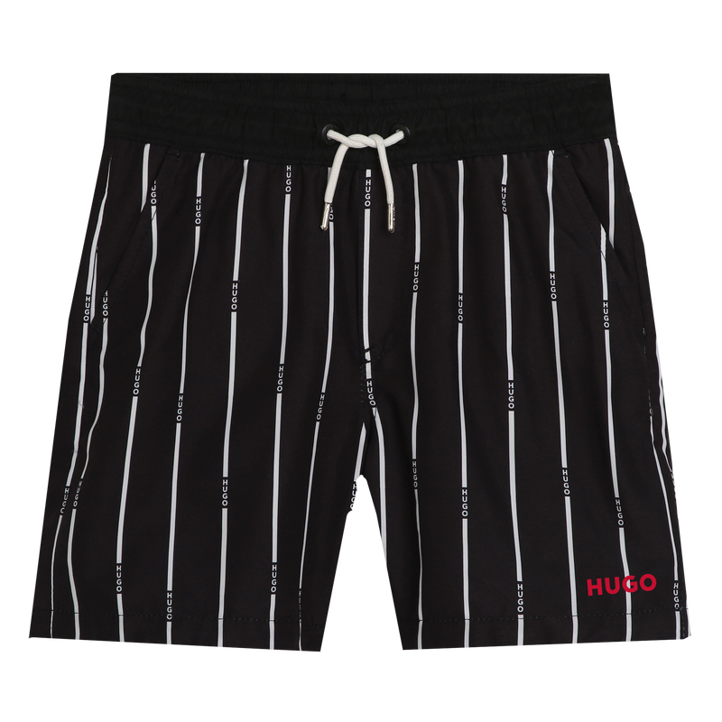Striped swim trunks HUGO 
                    BOY